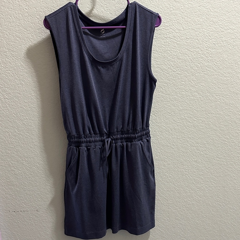Lou & Grey Navy Midi Dress